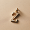 Pandantiv litera Z cu diamante de 0.12ct