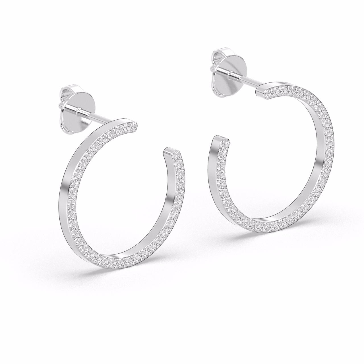 Cercei cu diamante lab de 0.30ct