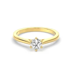 Inel din aur de 18K cu diamant natural de 0.53ct