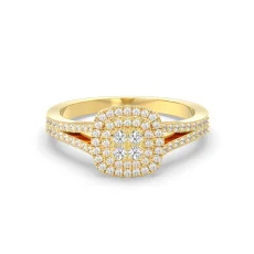 Inel din aur de 18K cu diamante lab de 0.41ct
