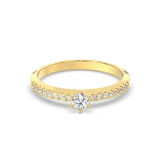 Inel din aur de 18K cu diamante naturale de 0.31ct