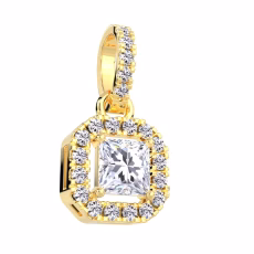 Pandantiv din aur cu diamante lab de 1.05ct
