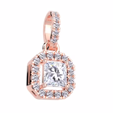 Pandantiv din aur cu diamante lab de 1.05ct