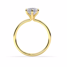 Inel din aur de 14K cu diamant lab de 2.97ct