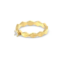 Inel din aur de 18K cu diamant natural de 0.11ct