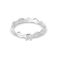 Inel din aur de 18K cu diamant natural de 0.11ct
