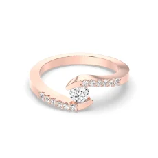 Inel din aur de 14K cu diamante naturale de 0.36ct