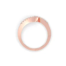 Inel din aur de 14K cu diamante naturale de 0.36ct