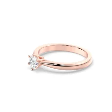 Inel din aur de 14K cu diamant natural de 0.32ct