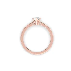 Inel din aur de 14K cu diamant natural de 0.32ct