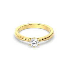 Inel din aur de 14K cu diamant natural de 0.32ct