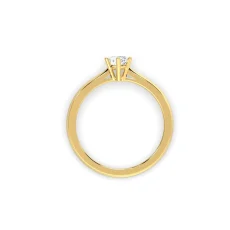Inel din aur de 14K cu diamant natural de 0.32ct