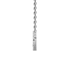 Pandantiv din aur cu diamante lab de 0.19ct