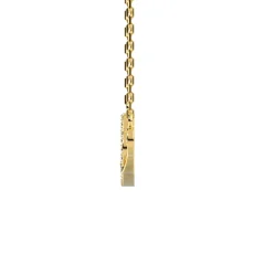 Pandantiv din aur cu diamante lab de 0.19ct