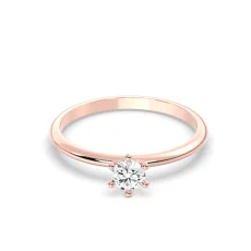 Inel din aur de 14K cu diamant lab de 0.26ct