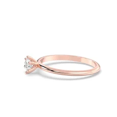 Inel din aur de 14K cu diamant lab de 0.26ct