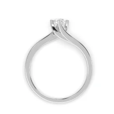 Inel din aur de 14K cu diamant natural de 0.21ct