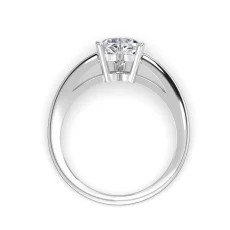 Inel din aur de 14K cu diamant lab de 0.26ct