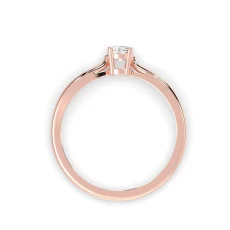 Inel din aur de 14K cu diamant natural de 0.16ct