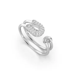 Inel Locked Diamonds